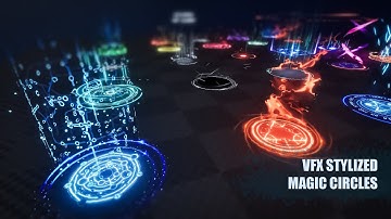 #Showcase | Stylized Magic Circles VFX - effects in Unreal Engine 5