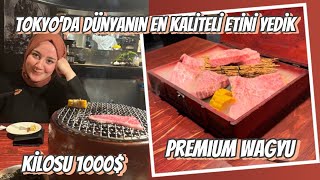 Tokyo'da Wagyu Denedik | Dünyanın En Kaliteli ve Pahalı Eti | BMS 12 | vlog