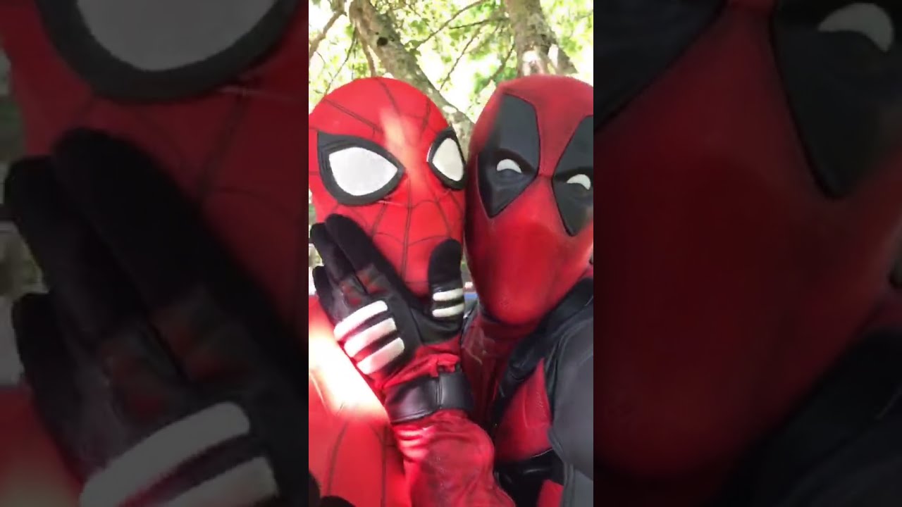 It feels so good to be loved 🥰 ￼#deadpool #spiderman #fyp #love  #bestfriend #happylife #cosplay