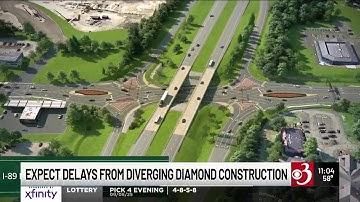 Diverging diamond interchange construction set to start soon