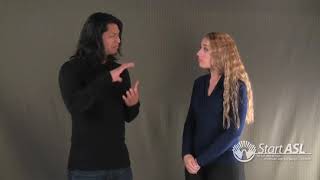 ASL 1 Unit 7 - Conversation