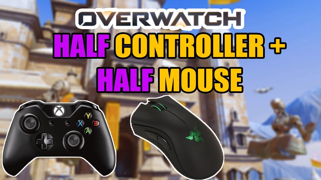 Overwatch Hybrid Half Controller Half Mouse Setup Youtube