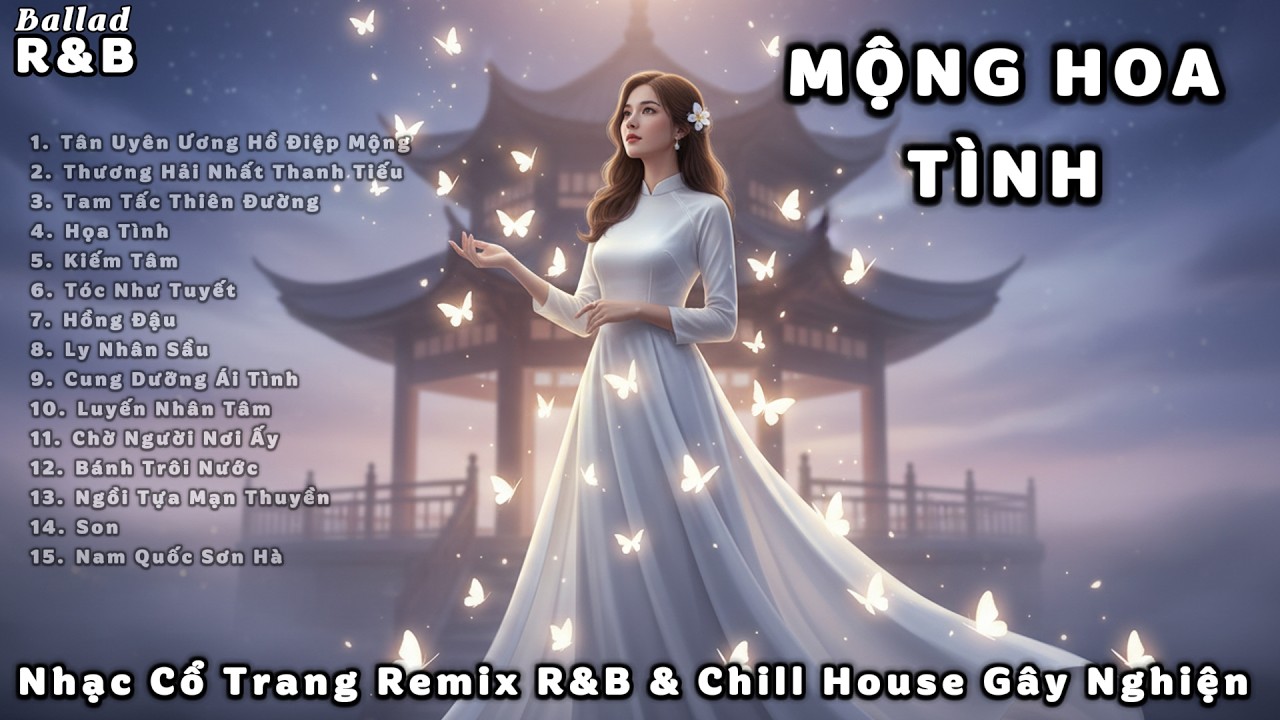 MỘNG HOA TÌNH 🌸 | Từ Bánh Trôi Nước Đến Nam Quốc Sơn Hà - Nhạc Cổ Phong Remix (Giọng Nữ R&B)