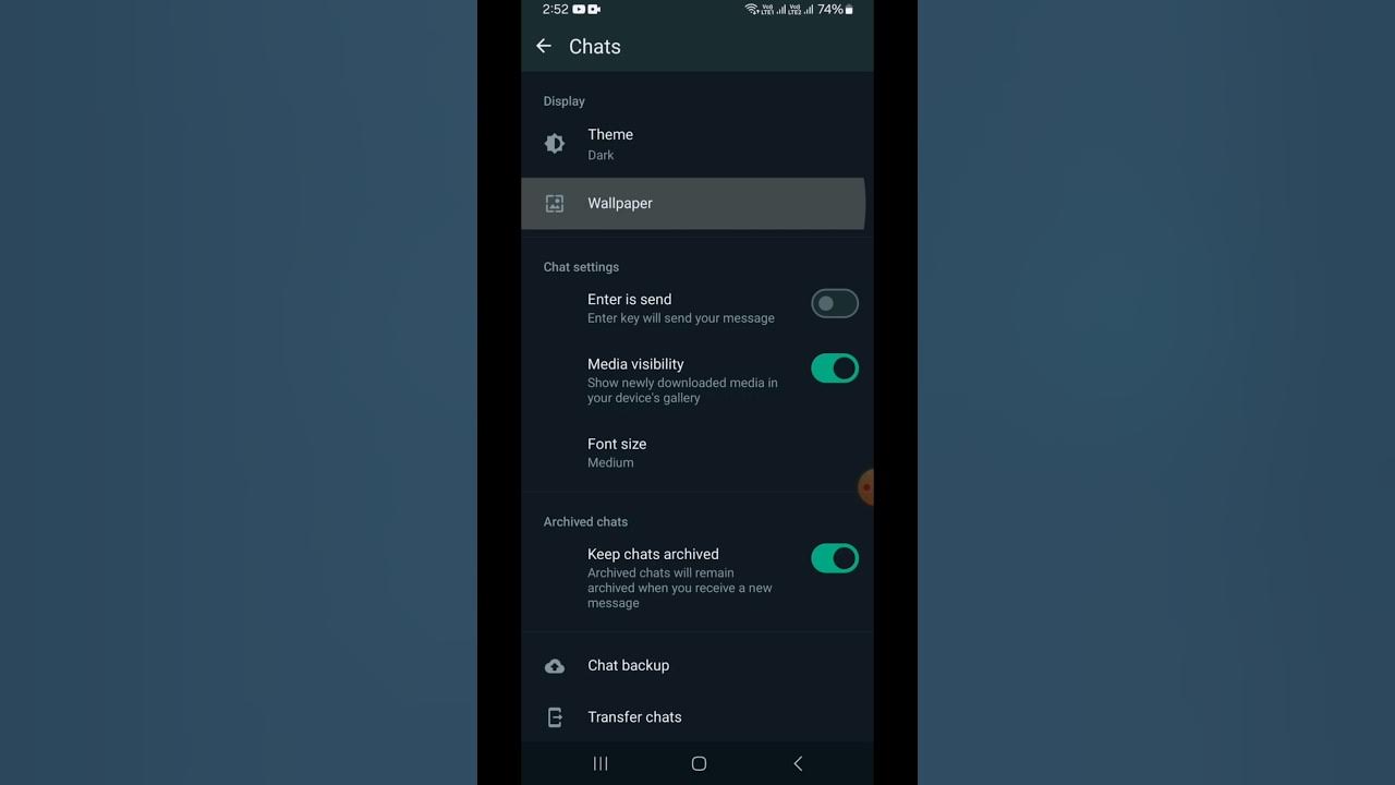 how-to-change-wallpaper-on-whatsapp-whatsapp-wallpaper-shorts-youtube