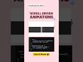 🚗 Car Scroll Driven Animation #javascript #html #css #webdevelopment #coding #tips #car #animation