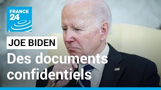 Aux États-Unis, nouvelle découverte de documents confidentiels dans la maison de Joe Biden