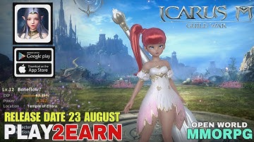 Icarus M Guild War Gameplay | New Play To Earn MMORPG  ( P2E ) FOR Android and iOS 2023