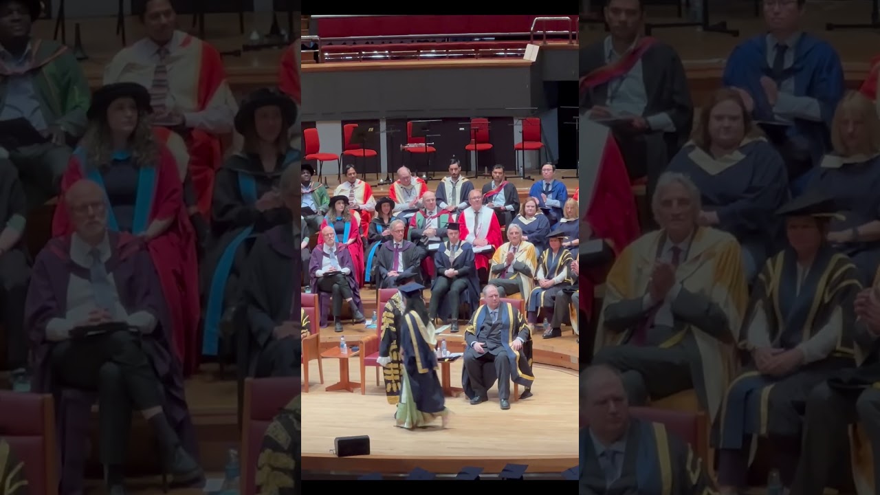 Graduation Ceremony Birmingham City University (BCU) studied Masters in Project Management