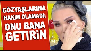 Seren Serengil canlı yayında ağladı! 'Lütfen onu bana getirin'