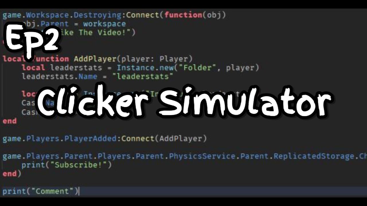Clicker Simulator Tutorial Ep2