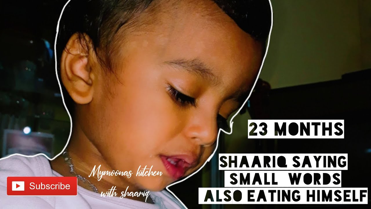 Shaariq eats sweet cornHair growthlearning words YouTube