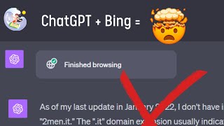🚀 chatgpt browse by bing is actually insane?