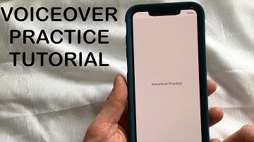How to practice VoiceOver Gestures on iPhone or iPad - Video Tutorial