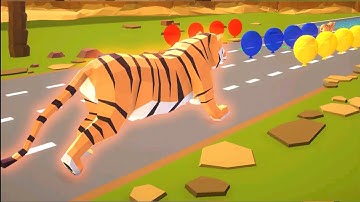 animal shape Transform race gameplay | shape shifting game level 1 . shape shifting game level 2