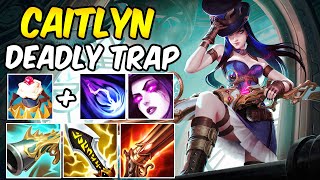 How To Carry With Caitlyn Adc Build & Runes Diamond Pool Party Caitlyn League Of Legends