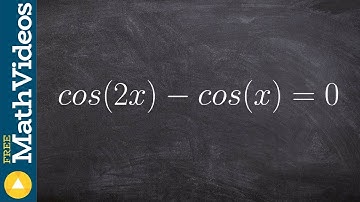 Pre-Calculus - Using Double Angle Formulas to Help Solve for Solutions to an Equation