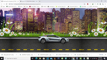 Animations: How to create Running Car Animation ||new 2020 #HTML/CSS ||Animations