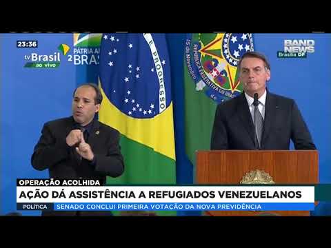 Ação dá assistência a refugiados venezuelanos cafe com jornal acabou