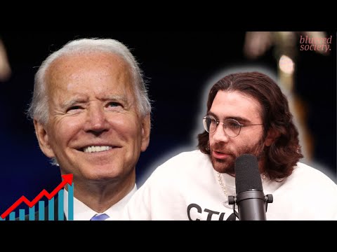 Thumbnail for HasanAbi reacts to Joe Biden having his highest approval rating