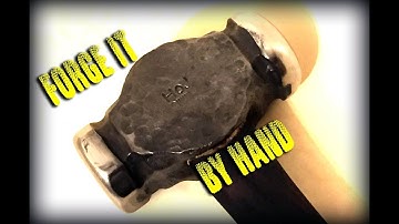 Hand Forging a 2.5 Pound Rounding Hammer