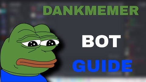 Dank Memer Bot Discord Setup