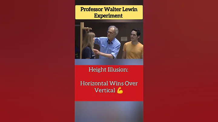 Shocking Height Comparison! 😲 Professor Walter Lewin Experiment #ytshorts #shorts