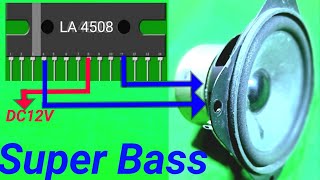 Audio amplifier project, LA4508