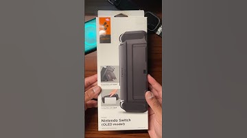 Nintendo Switch OLED Case Thin Fit by @spigensingaporeofficial #nintendo #nintendoswitch #spigen