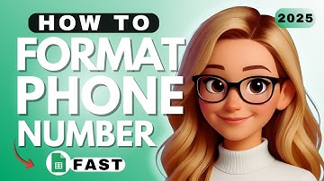 How to Format Google Sheets Phone Number