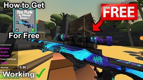How to get Neo Punk Skin for FREE in Krunker.io (WORKING)