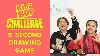 kidz bop kids 5 second drawing game challenge video