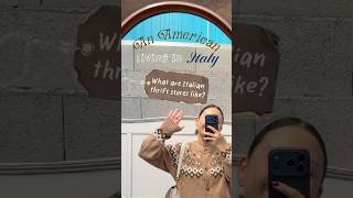 Thrifting in Italy #italy #thriftingadventures #pcs