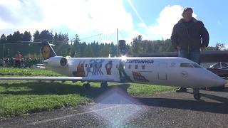 Scary Approach CRJ200 RC Airliner Turbine Model Airplane