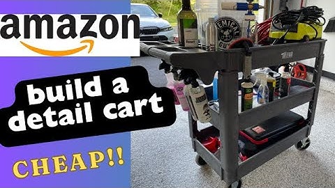 Build your own detail cart for CHEAP!! Amazon special - Step by Step (4K Video) - #autodetailing
