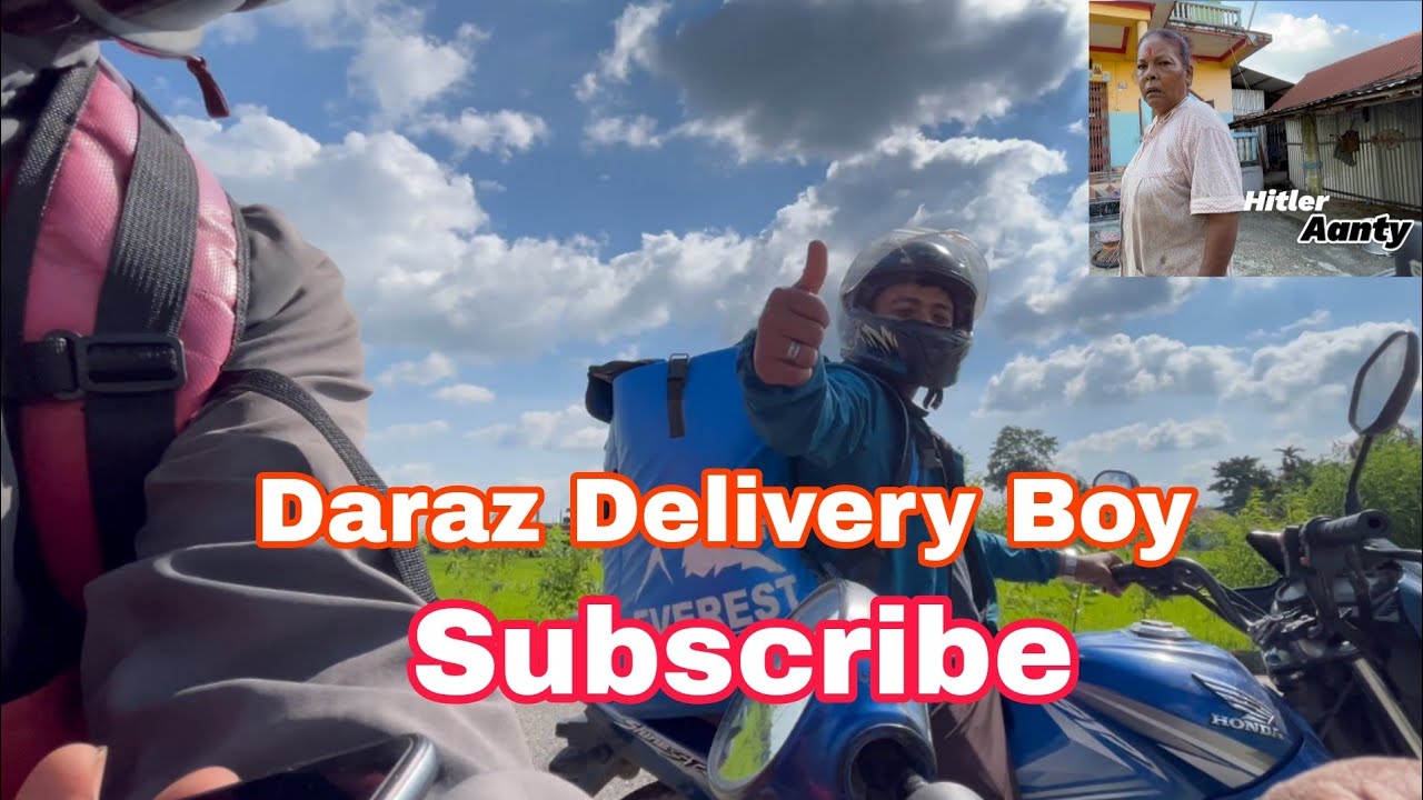 Daraz Delivery Boy Support Me 🙏 || Delivery Boy Nepal Can Move Regular Work || Daily Vlogs