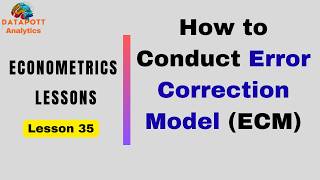 How to Conduct and Explain  Error Correction Model (ECM) #Stata