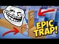 NOV MINECRAFTOV VIRLN TROLL!!! - Door Challenge ( Minecraft TROLLING )