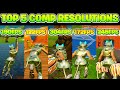 BEST 5 Stretched Resolutions in Fortnite OG Season! (HIGH FPS RESOLUTION)