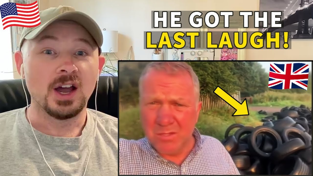 American Reacts to British Farmer Gets REVENGE on Fly Tippers! - YouTube