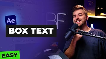 Box Text Animation in Adobe After Effects 2023