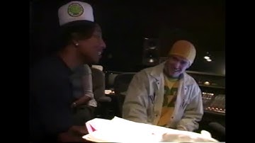 Pharrell Williams and Justin Timberlake working on the Rock Your Body bridge