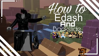 Edash/backslide tutorial evade (beginners) fun to to learn #evade #Roblox #tutorial #viral #😁