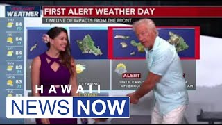 A weather legend stops by the HNN set