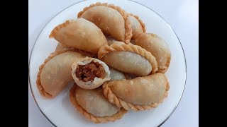 মচমচে খাস্তা নারিকেলের ভাজা পুলি পিঠা || Vaja Puli Pitha || নারিকেল পুলি পিঠা