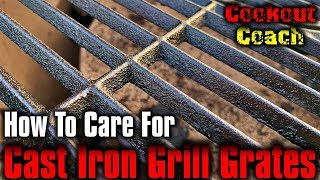 How To Care For Cast Iron Grill Grates