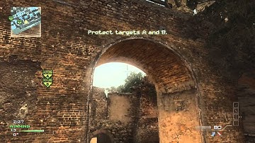 MW3 2v2 Random Throwing Knife!!!