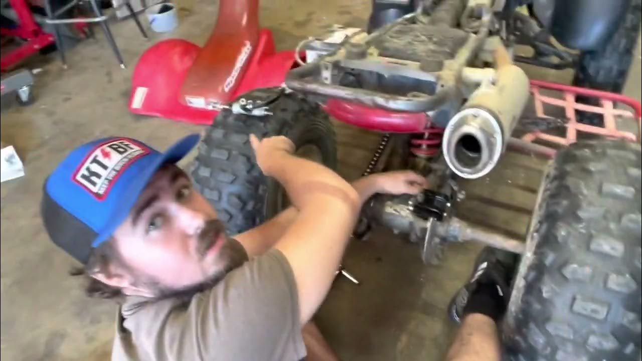 Honda 300ex needs rear brake?!? SKETCHY! - YouTube