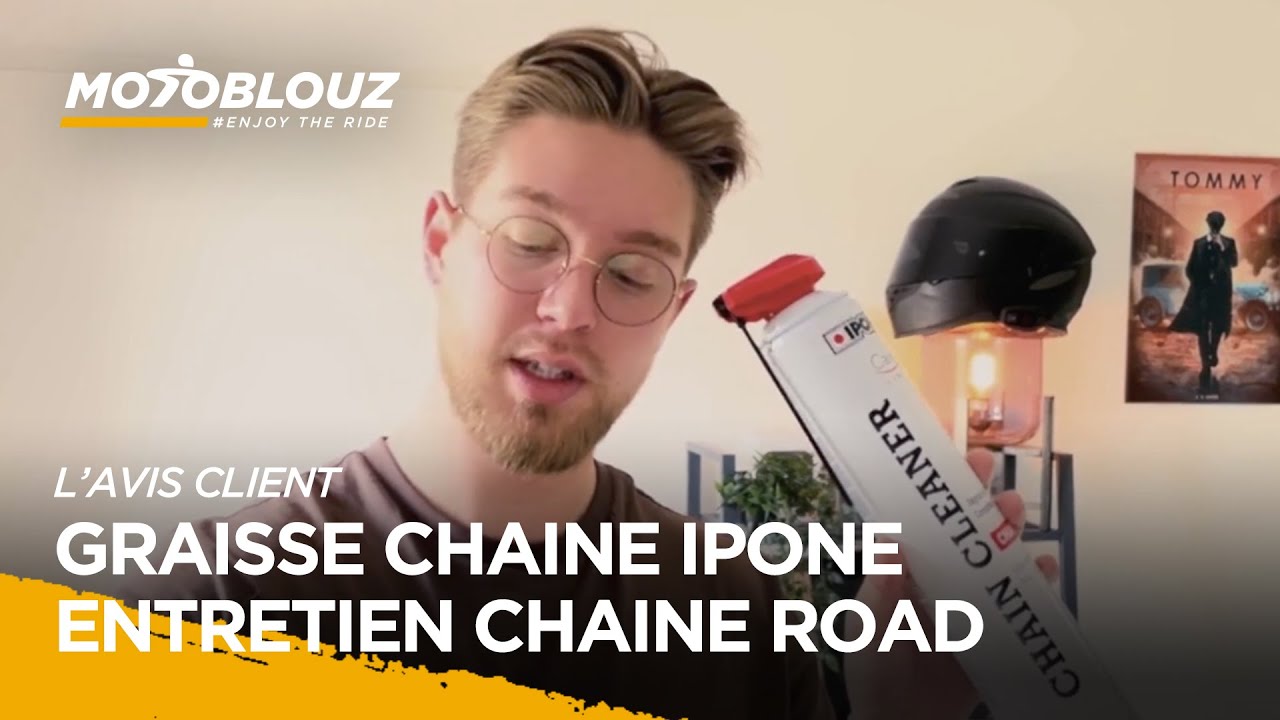 Kylian, Client Motoblouz, présente le GRAISSE CHAINE IPONE POUR ENTRETIEN  CHAINE ROAD 