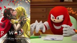 Knuckles rates RWBY ships