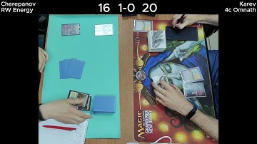 [MTG Modern] Round 3: 4c Omnath vs RW Energy